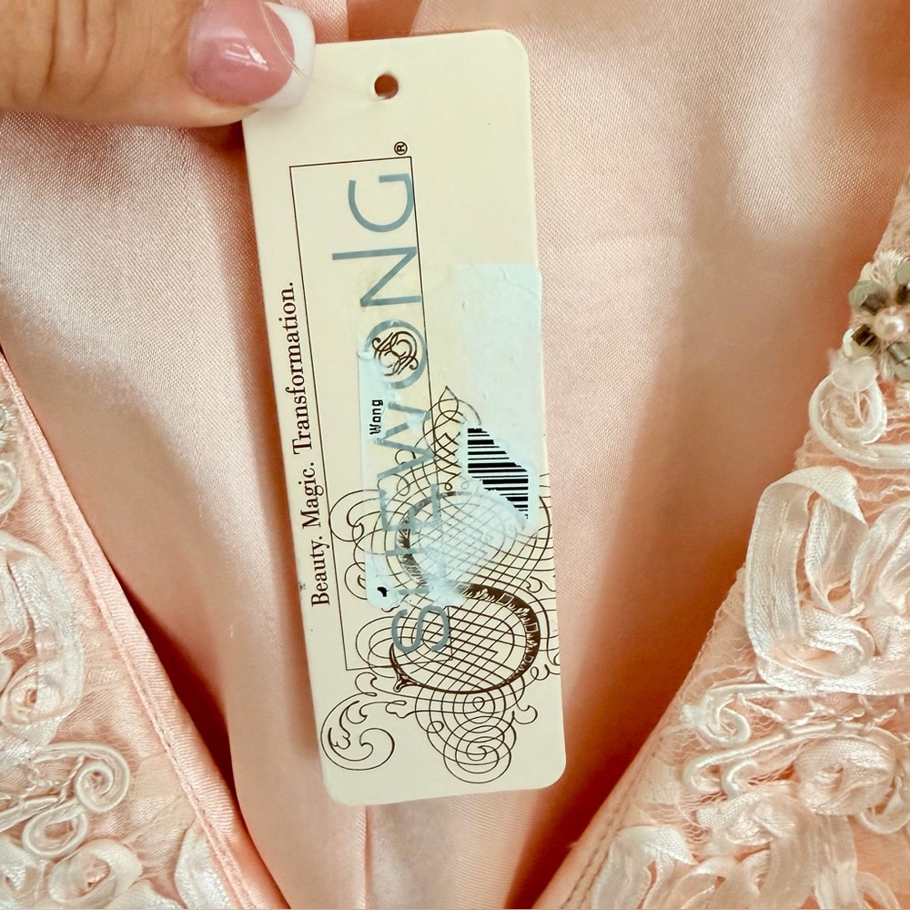 Sue Wong Jacket Nocturne Stunning Coat Rare Find Size 6 Blush Pink NWT - Picture 11 of 16